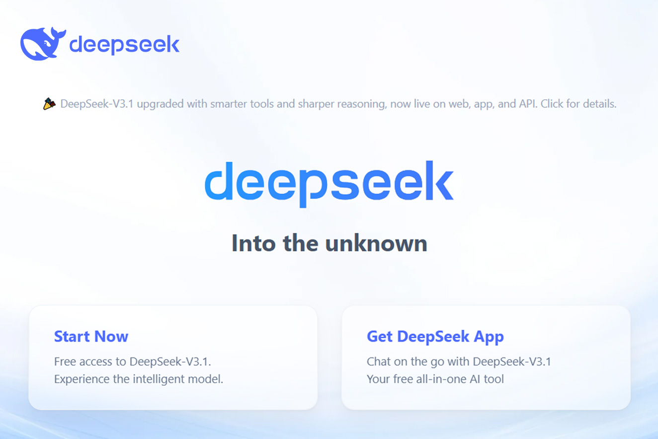 DeepSeek AI writing and reasoning platform