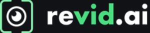 Revid.ai logo – smart AI tool for video repurposing