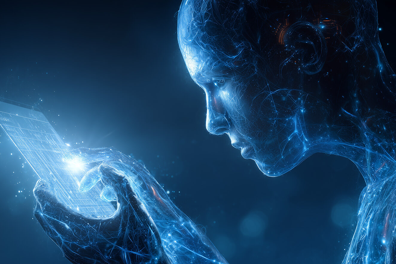 ChatGPT Atlas browser – AI interacting with a digital web interface