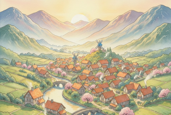 Ghibli-Style Environment Prompt