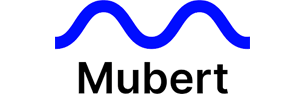 Mubert AI music generator logo