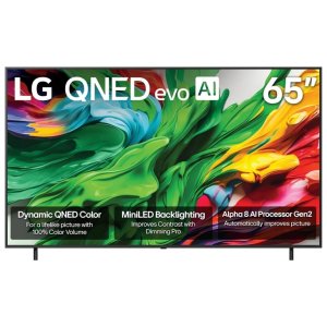 LG QNED evo AI QNED85A 4K AI smart TV front view