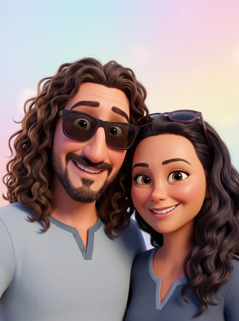 Pixar-ify your couple or family photo