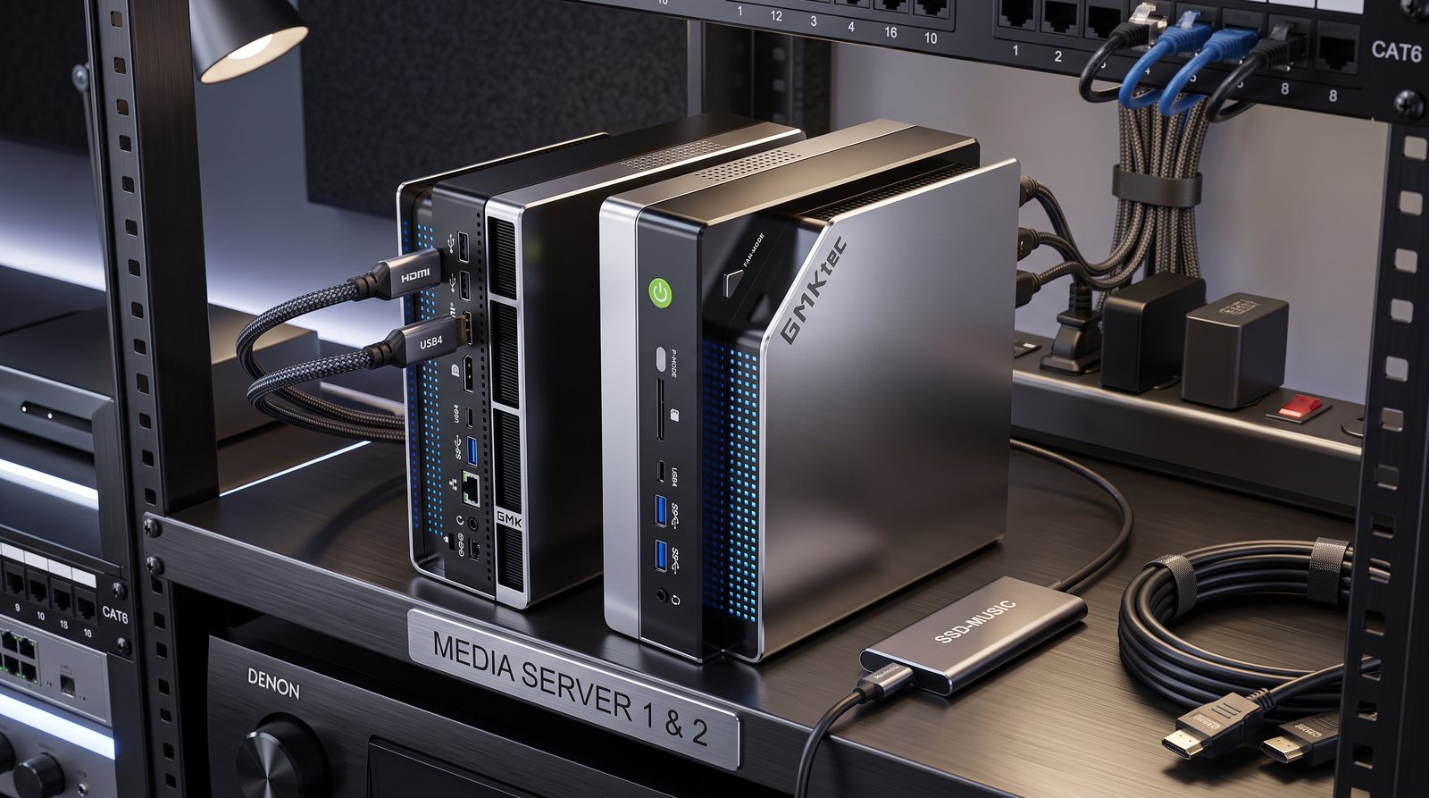 GMKtec EVO-X2 mini PCs with 128GB unified memory for running large local AI models