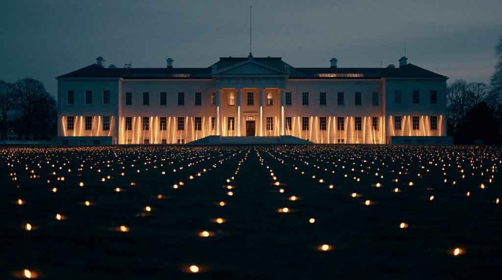 Trump administration AI research funding concept: light flowing out of a federal institution into hundreds of individual points