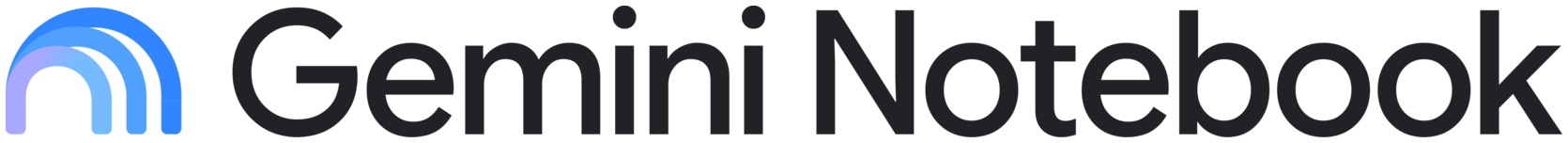 Gemini Notebook logo
