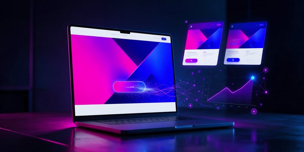 best AI landing page builder 2026 header