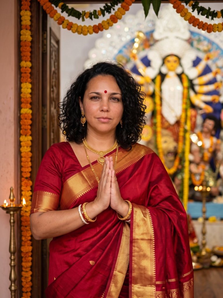 The Durga Maa devotional portrait