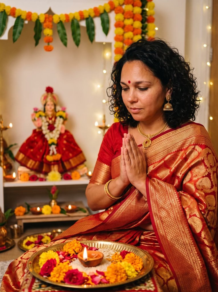 The Lakshmi Puja portrait