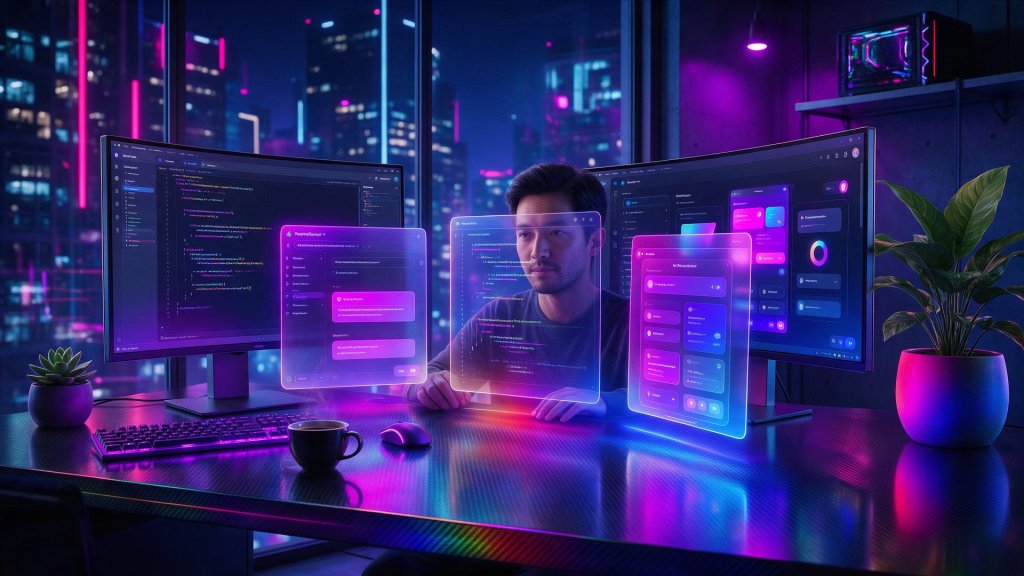 Google AI Studio review: a developer building an app with Gemini in a prompt playground