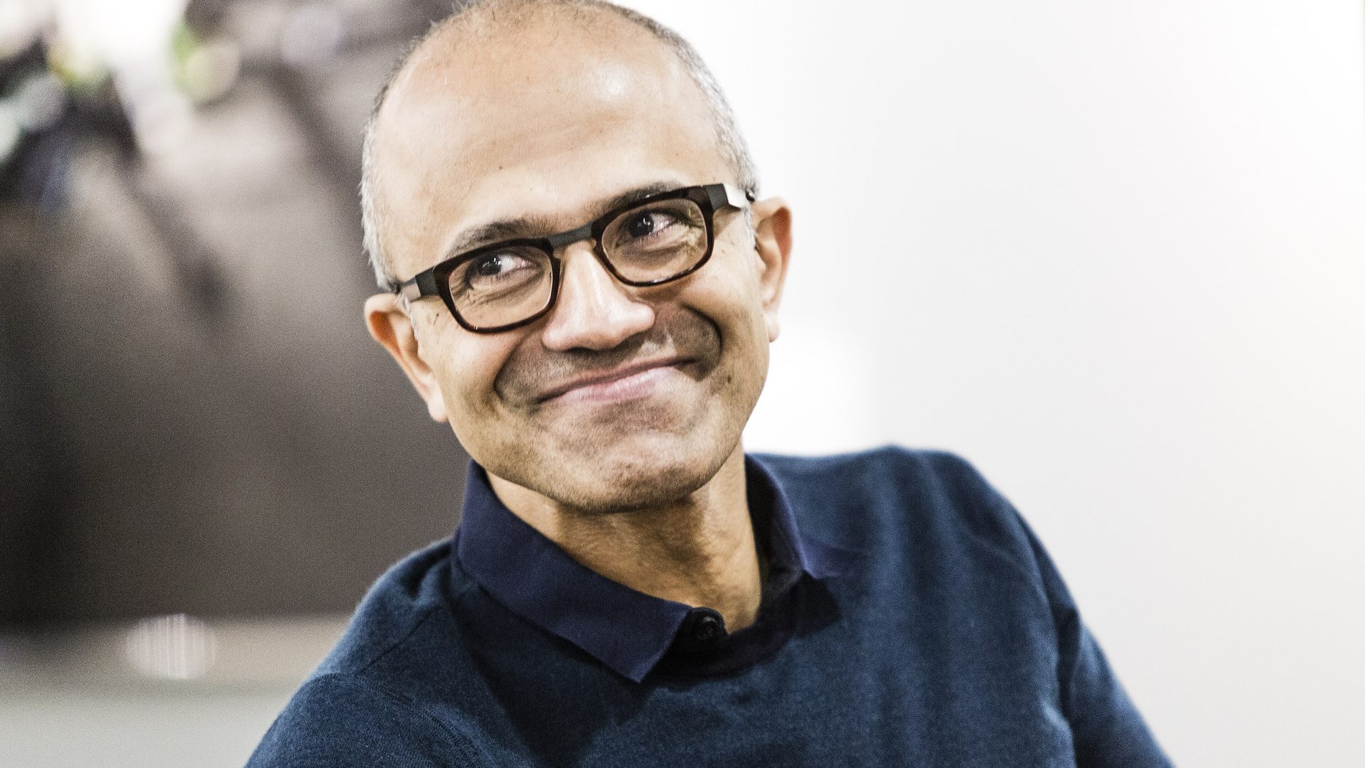 Microsoft Windows event AI announcements: Microsoft CEO Satya Nadella in a file portrait